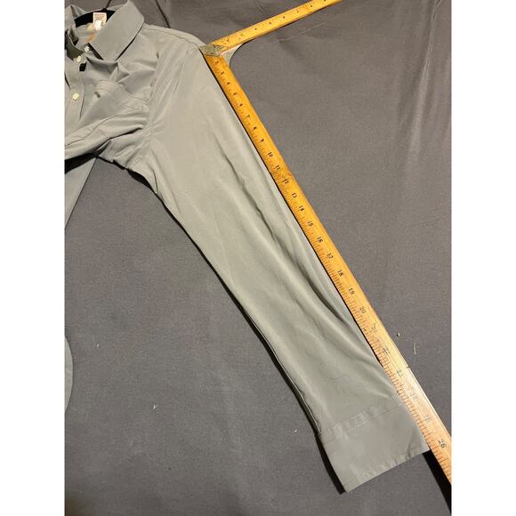 New DULUTH Top Women's Size L Gray Flexcellence Long Button LS Shirt Blouse NWT - Picture 8 of 10